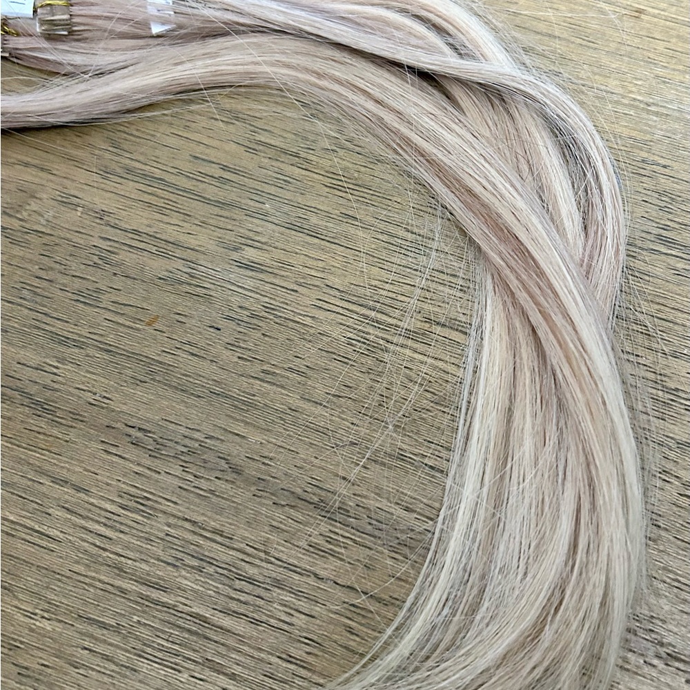 11.5”flat tip extension fusion keratin human hair blonde highlight 15pc remy 12g